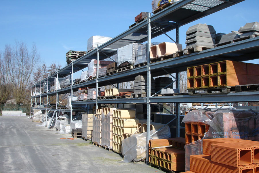 rafturi pentru depozitare paletizata cu adancime dubla