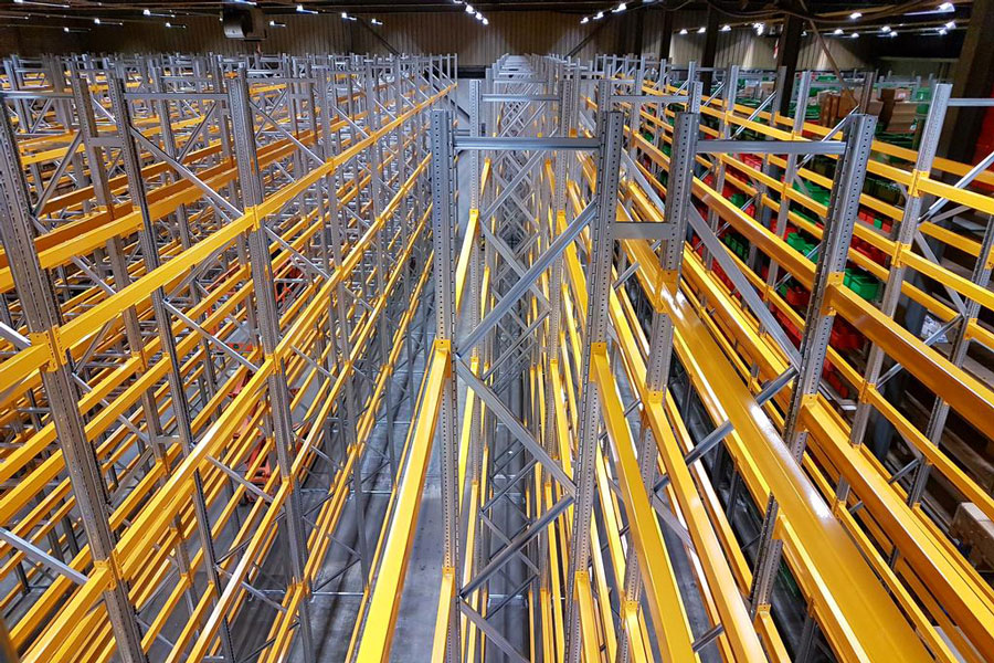 rafturi pentru depozitare paletizata cu adancime dubla