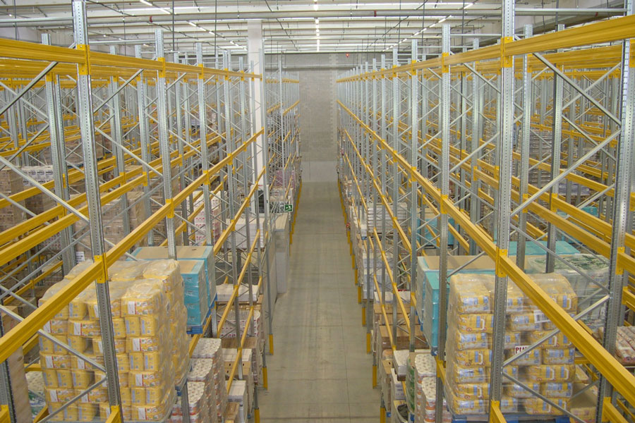 rafturi pentru depozitare paletizata cu adancime dubla